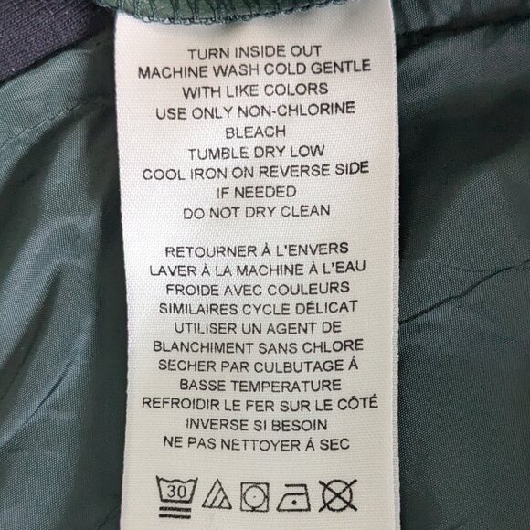 Anthropologie Crop Pants Women's Size 6 Forest Green Culottes Soft Faux Leather - Picture 9 of 13